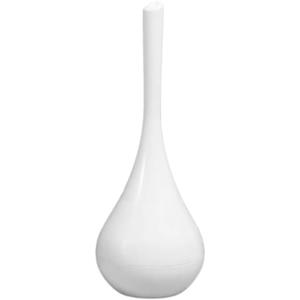 White Bathroom Decor Toilet Brush and Holder Set,Modern Toilet Bowl Brush Household Cleaning Brush for Bathtub