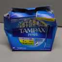 Tampax Pearl Tampons Multipack, with LeakGuard Braid, Light/Regular/Super Absorbency, Unscented, 47 Count