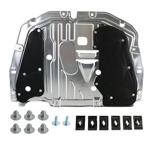 Engine Splash Shield fit for Honda Civic 2016 2017 2018 2019 2020 2021, Aluminum Alloy Front Engine Case Guard Under Car Shield Cover Replace OEM 74110-TBA-A00, 90674-TY2-A01