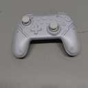 JDDWIN Wireless Controller for Switch 2/Switch/PC/Steam Deck, Hall Effect Joysticks & Triggers/Wake-up Function, Gamepad with RGB Light /Turbo/Programmable/ Dual Vibration Bluetooth USB Adapter for PC (White)