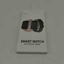 Smart Watch for Men Women(Answer/Make Calls), 1.95" HD Touch Screen Fitness Watch with Sleep Heart Rate Monitor, 110+ Sports Modes, IP68 Waterproof Activity Trackers Compatible with Android iOS, Black