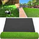 Realistic Pet Artificial Turf Grass 3FT x 5FT (15 Square ft) Fake Grass Carpet Rug Mat Green Synthetic Grass Drainage Holes for Customizable Home Garden Backyard Patio Outdoor Lawn Landscape