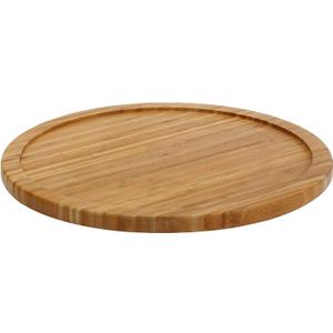YBM HOME Bamboo Wooden Non-Skid Spinner for Kitchen, Pantry, Fridge, Cupboards, or Counter Organizing, Fully Rotating Organizer, 19 inches, Pack of 