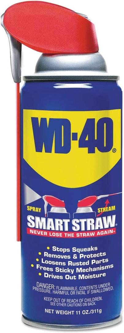 WD-40 Original Formula, Multi-Use Product with Smart Straw Sprays 2 Ways, 11 OZ (1 Pack)