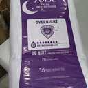 Poise Overnight Incontinence & Postpartum Pads for Bladder Leaks, 8 Drop Extra Coverage, 72 Count (2 Packs of 36)