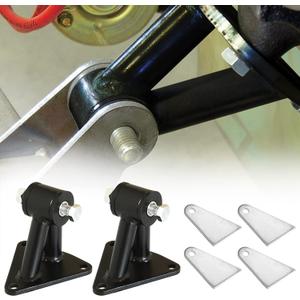 Universal Engine Weld-in Motor Mount Kit Compatible with Small and Big Block SBC BBC 350 396 454 4.3L V6 Models Swap Motor mounts Replace for 91018040 Pack of 2