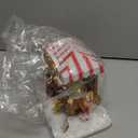 Christmas Village Houses LED Lighted, Multicolored Christmas Village Popcorn Mouse House for Home Decor