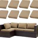 Outdoor Cushion Covers Set,8PCS Patio Furniture Couch Seat Slipcovers, Replacement for Sofa Sectional Chair(CoverOnly)