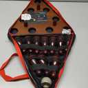 YDDS Shuffleboard Bowling Pin Set with 10 Pcs Premium Hardwood Bowling Pins Durabel Triangular Pinsetter Resin Bowling Ball and Carrying Bag, Fun for Shuffleboard Games