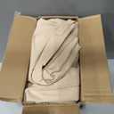 Outdoor Chair Cushions 22 x 22 Inch Water Resistant Patio Chair Cushions with Tie 3 Year Color Fastness Thick Outdoor Seat Cushion for Garden Lawn Patio Furniture Beige Set of 2
