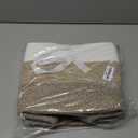 Blanket Basket,Rectangle Woven Baskets for Storage,30L Laundry Basket for Decorative Nursery Blanket,Toys,Dirty Clothes and Magazine in Shelves,Baby Room,and Living Room (Brown)