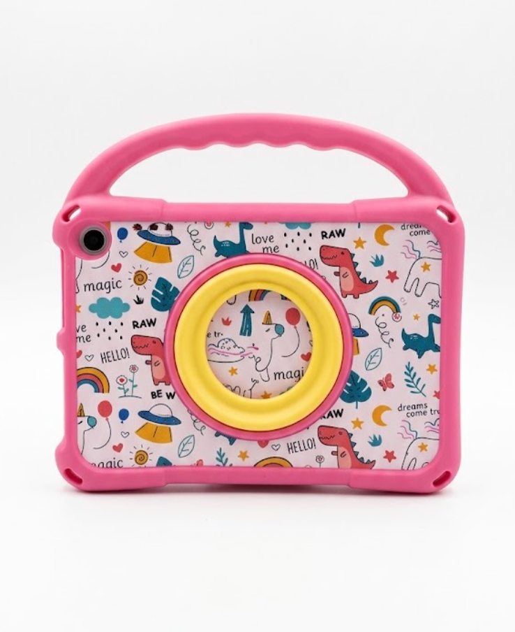 Fire HD 8 Tablet Case for Kids (12th/10th Generation,2024/2022 Release) Ubearkk Rotating 360 Kickstand Lightweight Shockproof Protective Case Cover-Black