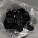 200 PCS Shade Cloth Plastic Clips, Sun Shade Cloth Heavy Duty Lock Grip, Black Round Shade Fabric Fixing Clamp Clips for Sunblock Net, Garden, Greenhouse, Patio, Plant Netting Cover