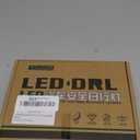 Auto 2PCS Fit 6 LED High Power LED Daytime Running Lights Driving Lamp Universal Fit LED Car Fog Light (White)