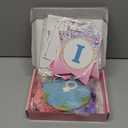 6th Birthday Decorations for Girls, 6 Year Old Girl Birthday Decorations Butterfly Bday Party Decoration with Number 6 Balloon Happy Bday Banner Pink and Purple Balloons