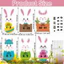 3 x RattanView 6 Pcs Easter Hunt Age Group Yard Sign Set Bunny Family Yard Signs with Metal Stakes Vinyl Number Stickers for Yards Lawn Garden Decor Party Supplies Spring Props Happy Easter Sign