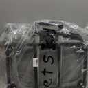 Petskd Top-Expandable Pet Carrier with Wheels 18x11x11 Inches Delta American United Airline Approved, Soft-Sided Carrier for Small Cats Dogs with Locking Safety Zippers and Anti-Scratch Mesh(Black)