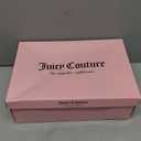 Juicy Couture Lace-Up Women's Fashion Sneakers - Casual Shoes for Tennis and Everyday Walking (8.5, Rose Gold Glitter)