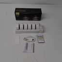 EZVALO Picture Lights for Wall, 2000mAh Rechargeable Battery Magnetic Poster Lights with 3 Color Temps & 12 RGB, Remote Dimmable Timer Painting Light, Wall Decor Light for Art Display, Frame (6 Pack) - Amazon.com