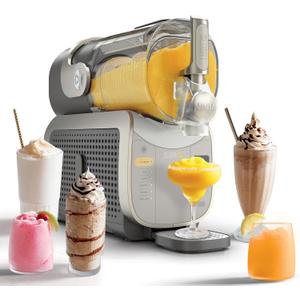 Ninja SLUSHi XL Smart Frozen Drink Maker & Slushi Machine | With SlushAssist Technology |128 oz. Capacity | Sodas, Margaritas, Frappes, Milkshakes & More | Crema | FS601BR