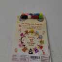 Glittery Garden Party Hats for Kids Art & Craft. Fun Birthday Activity Kit with Stickers. Animal Theme Party Favor, Game Supplies. Christmas, Thanksgiving, Easter Decoration (Multicolor 12 Hats)