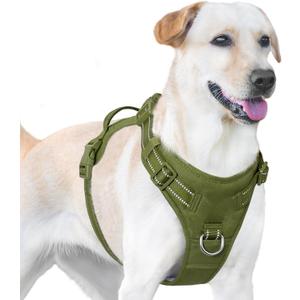 No Pull Dog Harness, Reflective Puppy Vest for Small Sized Dog (Misty Green, S) (S(15.7-22.0",Chest:17.3-24.8")