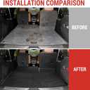 Cargo Liner with Seatback Cover Fit for 2021-2025 Chevy Suburban/GMC Yukon XL 3rd Row Seats Cargo Mat TPE Trunk Mat Trunk Liner for Chevrolet Suburban Accessories(Cargo Mat+Seat Back Cover)