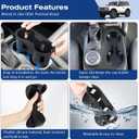 1797 Cup Holder Insert fit for Ford Bronco 2021 2022 2023 2024 2025 Accessories Interior Center Console Silicone (Not for Bronco Sport)