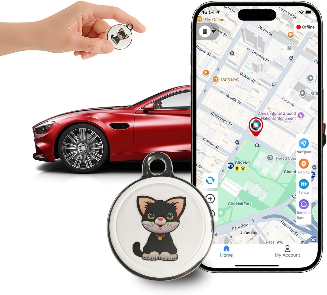 Mini GPS Tracker for Vehicles, Car GPS Tracking Device for Vehicles, Hidden Car Tracking Device No Subscription