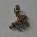 Orbit 55032 1/2" BRS Sprinkler Head, Connection, Silver and Gold