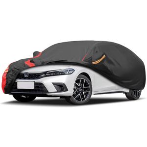 Car Cover Waterproof All Weather for Automobiles (1 Sedan Car Cover, A4 Fit Sedan Length Up 186-193 inch)