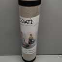 YOGATI Yoga Mat Thick Non Slip with Alignment Lines and Carrying Strap, Large Pilates Mat for Women, Extra Grip Home Gym Workout, Fitness & Exercise Mats, 6mm Dual Layer TPE, 72 x 24 in, Beige Brown
