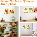 10PCS Large Halloween Unfinished Wood Crafts,Predrilled Wooden Ornaments for Painting,Ghost Witch Bats Designs,Paintable Wood Slices Craft Supplies with Ropes (Autumn)