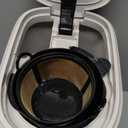 BELLA 12 Cup Programmable Coffee Marker, Reusable Dishwasher Safe Accessories, Easy LCD diaply, Auto Shutoff, 900 watt, Oatmilk