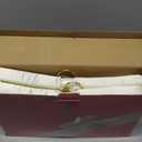 Premium Padded Hangers for Womens Clothing - Set of 12 Non-Slip Fabric Hangers for Sweaters, Dresses, Coats, Wedding & Bride Hanger, Ivory