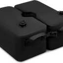 Rhino BaseMate Detachable Square Umbrella Base Weight Water Bag, Black | 30L, 70Lb Water-Filled Bag for Umbrella Stand Cantilever Base