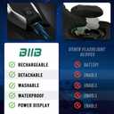 BIIB Fathers Day Mens Gifts for Husband Dad Rechargeable Flashlight Gloves, Birthday Gifts for Men Dad Grandpa, Fathers Day Gift from Daughter Son Wife, Cool Gadgets Camping Fishing Essentials