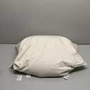 LOFE Organic Buckwheat Pillow for Sleeping with Organic Cotton Pillowcase - 20''x26'' Adjustable Pillow, Breathable for Cool Sleep, Cervical Support for Back and Side Sleeper(Tartary Buckwheat Hulls) (Off White(pure))