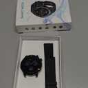 Smart Watch for Men Women, 1.39" Round GPS Watcher with 110+ Sports Modes, Blood Pressure/Heart Rate/Blood Oxygen/Sleep Monitor, IP67 Waterproof Smartwatch for Android iOS (Black)