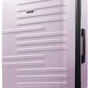 American Dreamliner 30 Inch Rolling Luggage, Hardshell Suitcase with Spinner Wheels, Purple