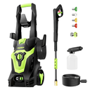 Pressure Washer, Foam Cannon, 4 Different Pressure Tips, Power Washer for Cars/Fences/Driveways/Home/Patios