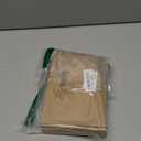 Tenare 12 Pack 4×2.8×4.5 Inch Easter Mini Clear Plastic Gift Bags with Handles Wedding Extra Small Transparent Party Favor Bags Bulk with Ribbon Tissue Paper for Easter Party Supplies(Gold)