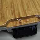 Portable Travel Charcuterie Board with Lid, Bamboo Charcuterie Cheese Board with Cover Accessories Gift Set, Large Covered Charcuterie Box Serving Tray Board Platter 7 Compartment Traveling Christmas