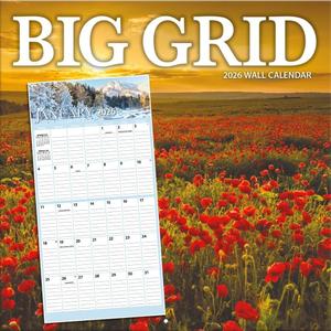 TURNER PHOTOGRAPHIC Big Grid Calendar 12x12 Photo Wall Calendar (26998940079)