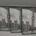 GOmaize Front Loading Black Picture Frame 11x14 Set of 3 Wall and Table Mounting
