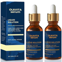 Facial Serum, Olavita Liquid Solution Anti Aging Serum, Vitamin C & E Serum, Promotes Skin Collagen Production, smoothes wrinkles and fine lines (2PCS)