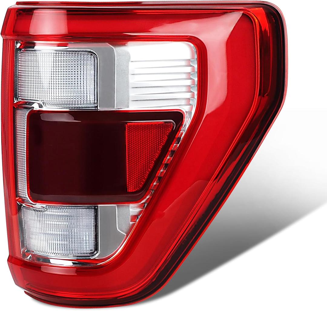 LED Chrome Tail Light Compatible with Ford F150 2021 2022 2023 King Ranch Lariat Limited Platinum Taillights W/Blind Spot Right Passenger Side, Module Not Included, Replace OEM: ML3Z13404D LED Chrome Tail Light Compatible with Ford F150 2021 2022 2023 King Ranch Lariat Limited Platinum Taillights W/Blind Spot Right Passenger Side, Module Not Included, Replace OEM: ML3Z13404D