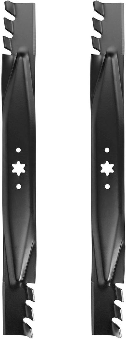 Mulching Blade 46 '' Fit for MTD for Cub Cadet 942-04290-X, 742-04244, 942-04244, 942-04244A,for MTD for Cub Cadet XT1-46 XT2 LT46 LTX1045 LTX1046 46" Deck Mower Blades 2Pack