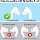 Original Earbud A2084 for Left Apple Airpods Pro 1st Gen Earbud,Replacement for iPod Pro 1st Generation,Compatible with OEM AirPod Pro Charging Case A2190, A2083,Single Left Ear Side Only(A2084)