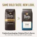 Peet's Coffee, Medium Roast Ground Coffee - Big Bang 63 Ounces (6 Bags of 10.5 Ounces) (EXP 02/13/26)